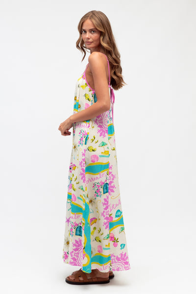 Sorrento Maxi Dress - Print