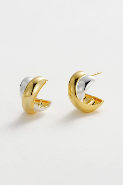 ~ Zafino Freya Hoop - Gold/Silver