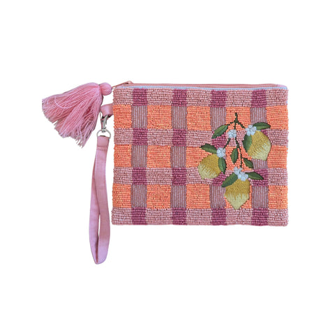 ~ Zoda Beaded Purse - Lemons