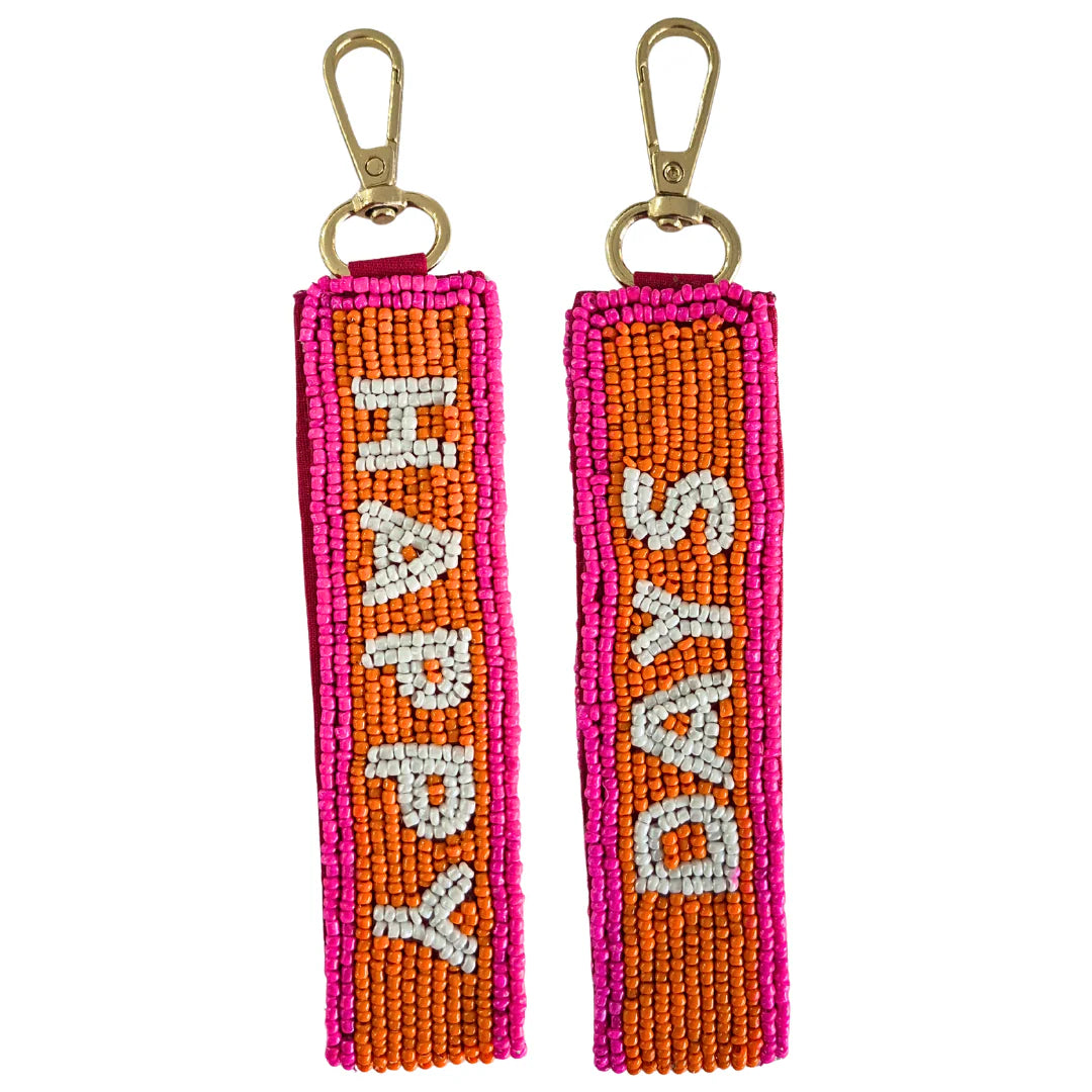 ~ Zoda Beaded Keychain - Happy Days
