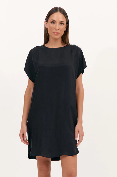 Joy Cupro Dress - Black