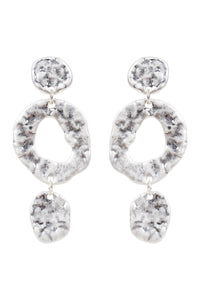 ~ eb & ive Paarl Circle Earring - Silver