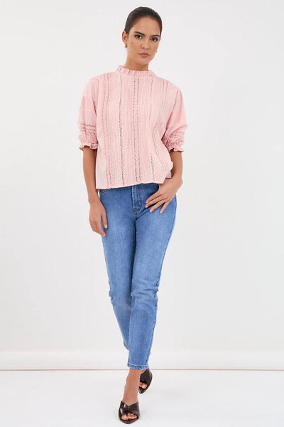 Lizzie Slim Leg Jean - Mid Wash