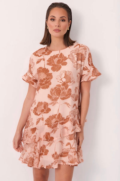 Alana Floral Short Dress - Floral