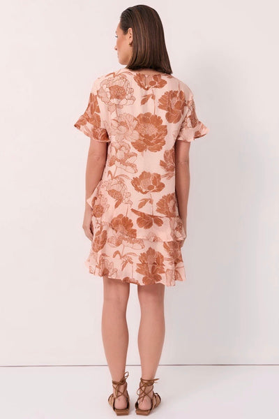 Alana Floral Short Dress - Floral