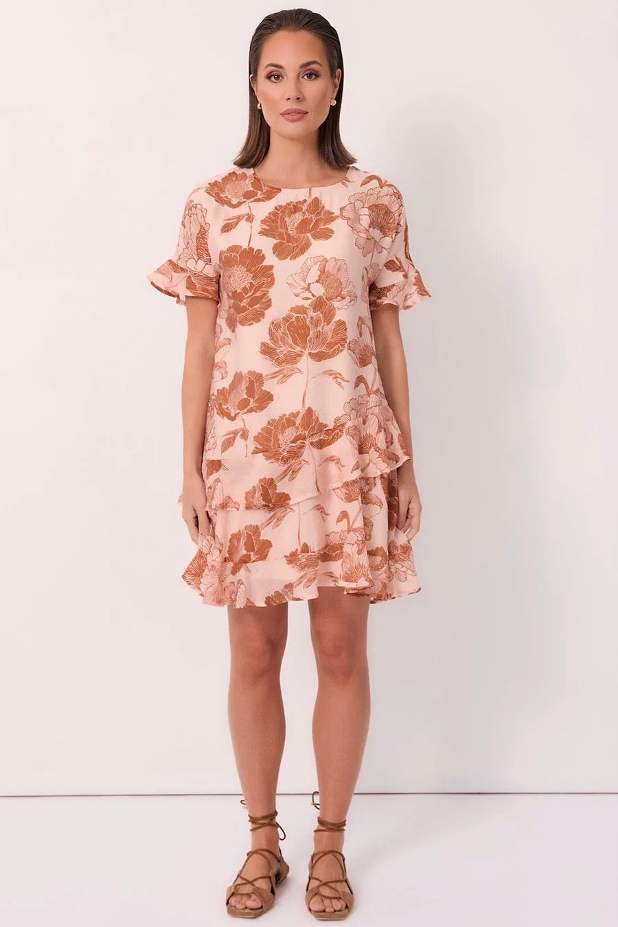 Alana Floral Short Dress - Floral