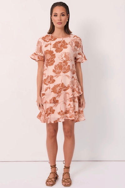 Alana Floral Short Dress - Floral