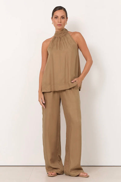Kelly Cupro Pant - Mocha