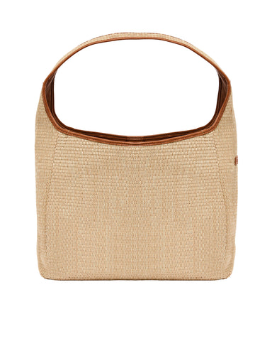 ~ ELMS+KING Arcadia Tote - Tan Pebble/Natural Weave