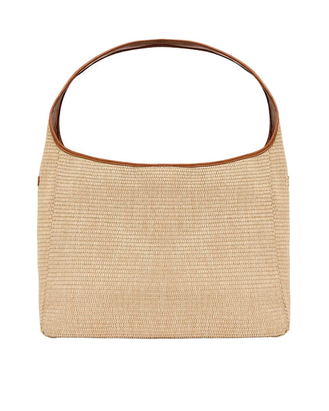 ~ ELMS+KING Arcadia Tote - Tan Pebble/Natural Weave