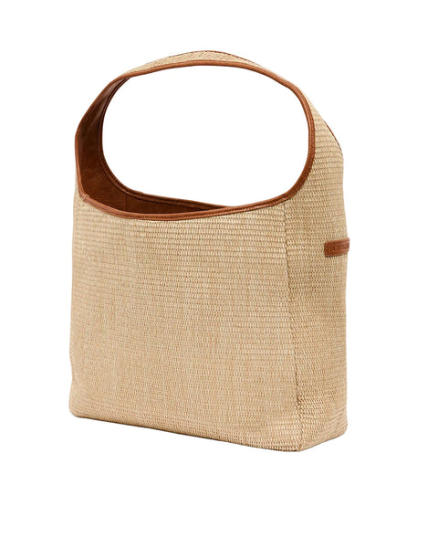 ~ ELMS+KING Arcadia Tote - Tan Pebble/Natural Weave
