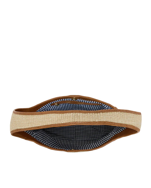 ~ ELMS+KING Arcadia Tote - Tan Pebble/Natural Weave