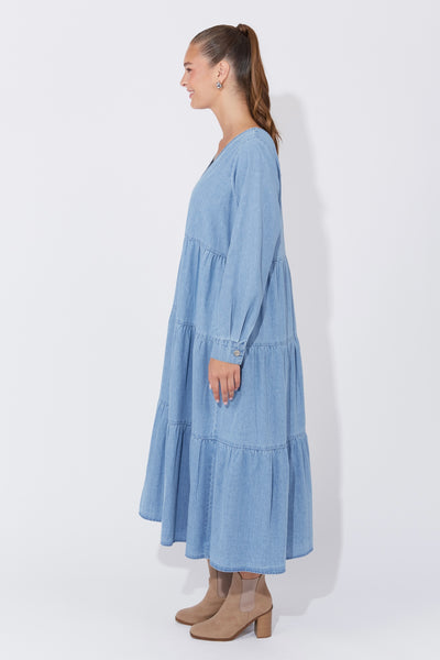 Austin Denim Maxi - Denim