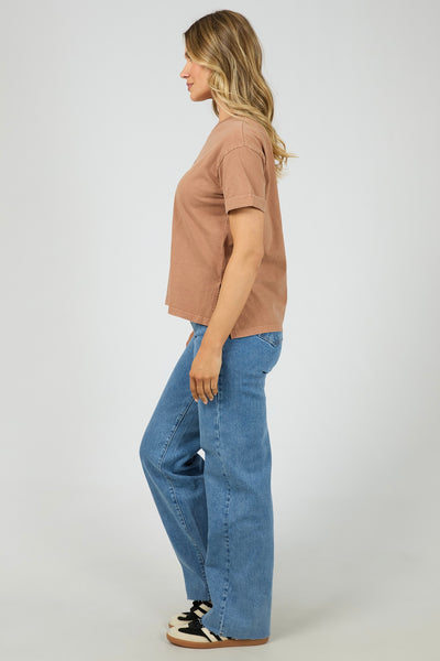 AAE Washed Tee - Cinnamon