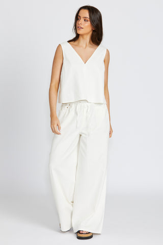 Cleo Top - Ecru