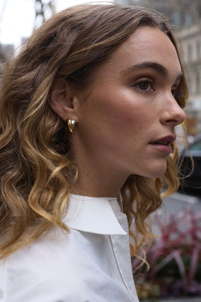 ~ Zafino Freya Hoop - Gold/Silver