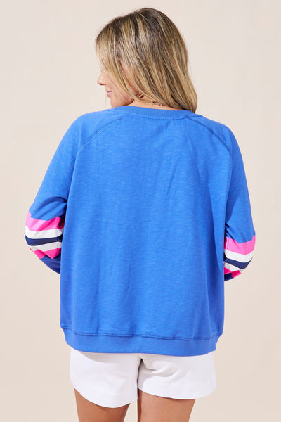 Holiday Sweater - Cobalt