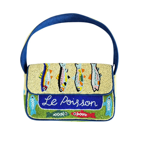 ~ Zoda Beaded Bag - Le Poisson