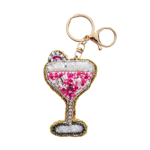 ~ Zoda Beaded Keyring - Cocktail