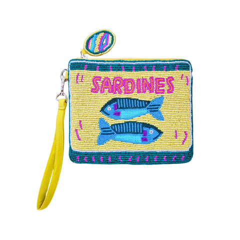 ~ Zoda Beaded Purse - Sardines Green