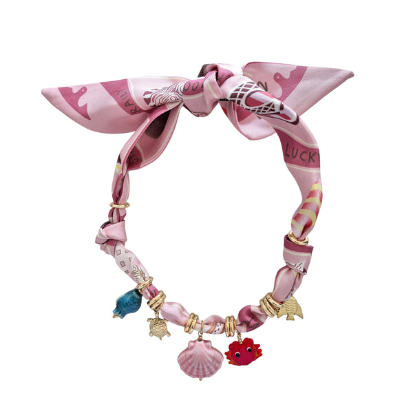 ~ Zoda Under The Sea Necklace - Pink