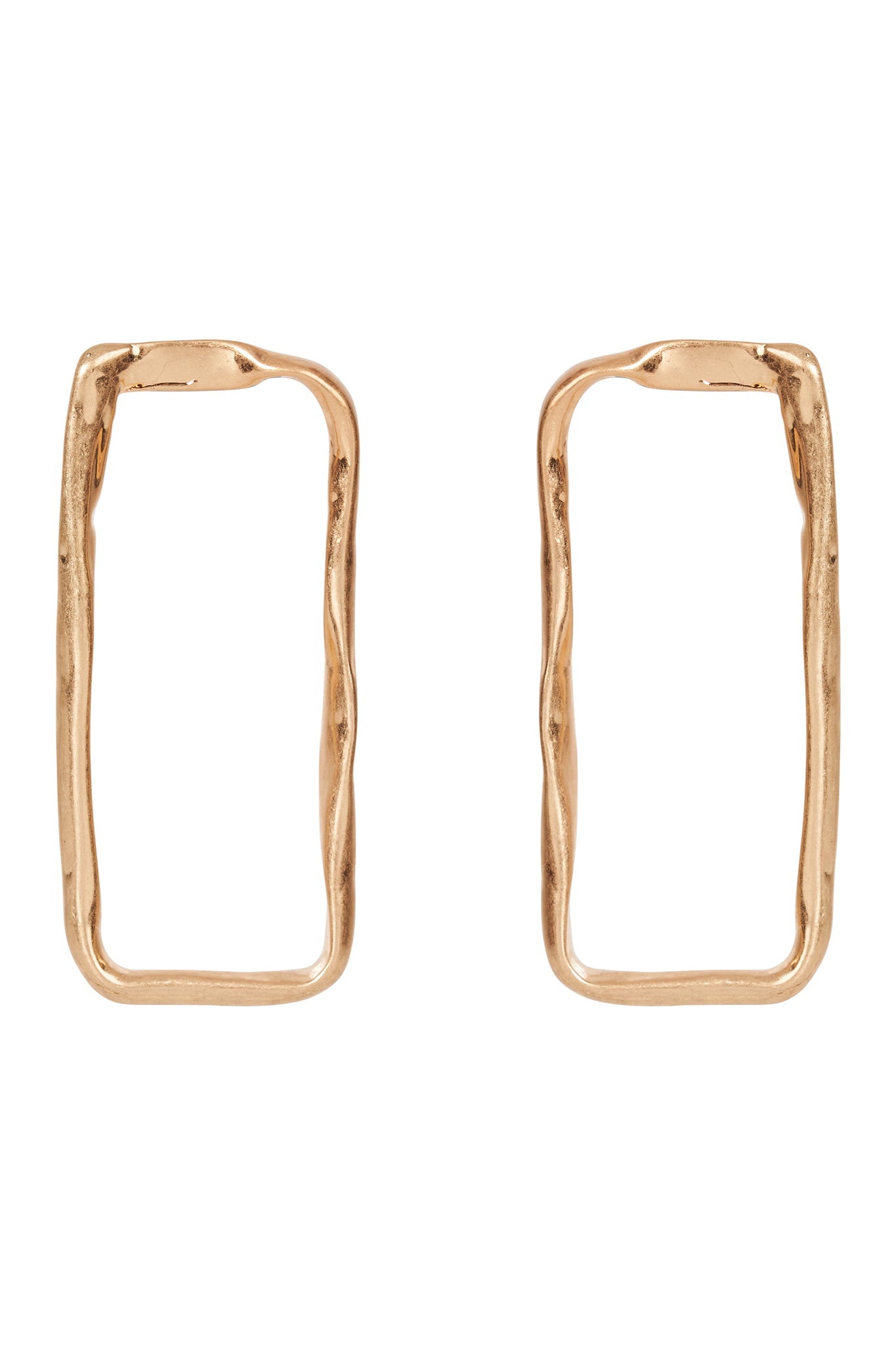 ~ eb & ive Est Earring - Gold Rectangle