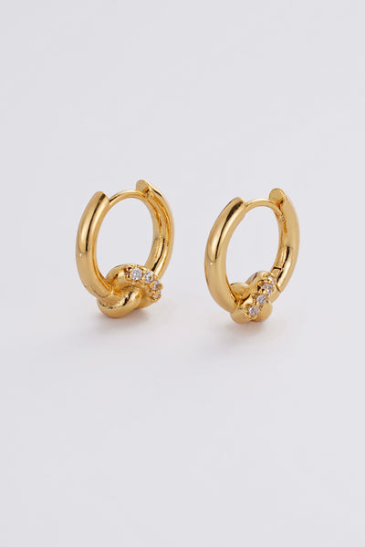 ~ Zafino Elle Hoop - Gold