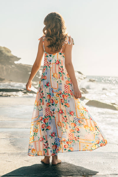 Sunburst Maxi Dress - Print