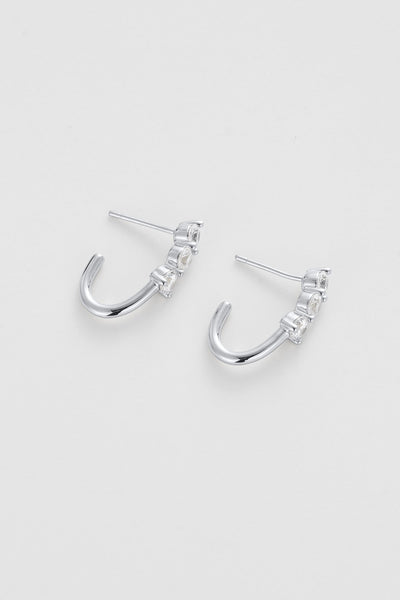 ~ Zafino Mara Hoop - Silver