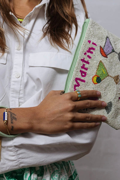 ~ Zoda Beaded Purse - Martini
