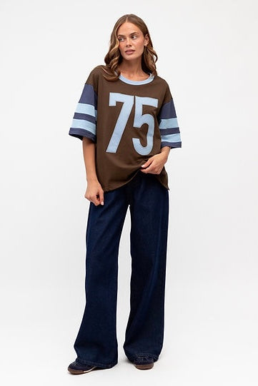 Field Day Tee - Chocolate Brown