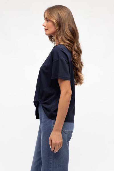Easy Tuck Tee - Navy