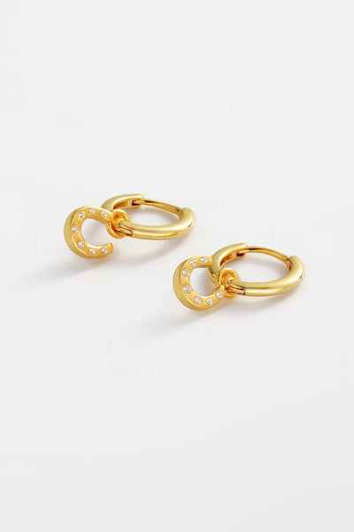 ~ Zafino Lucky Hoop - Gold