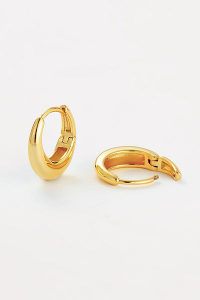~ Zafino Cleo Hoop Earring Small - Gold