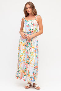 Sunburst Maxi Dress - Print