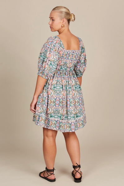 Remi Mini Dress - Lotus Fleuron