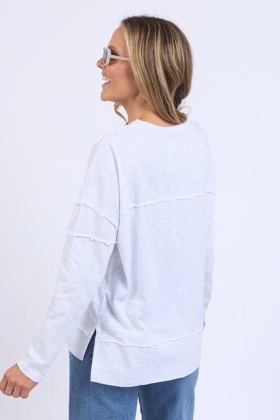Jayne Throw On Top - White
