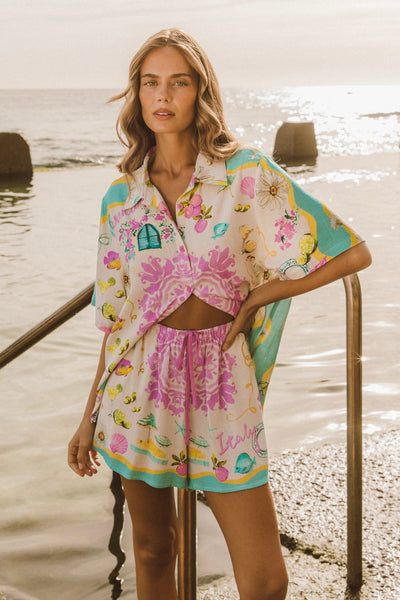 Sorrento Short Set - Print