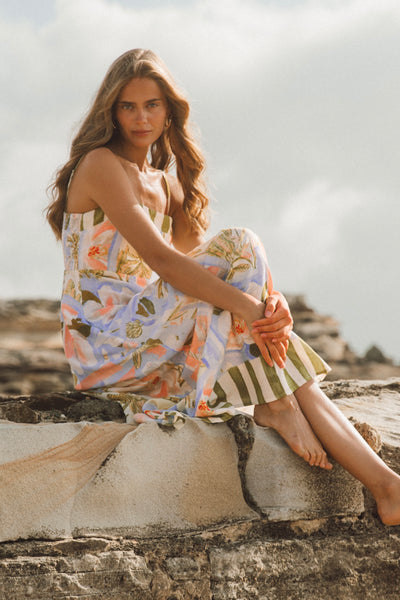 Delphine Maxi Dress - Print