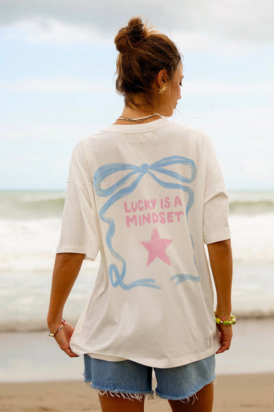 Lucky Star Tee - White