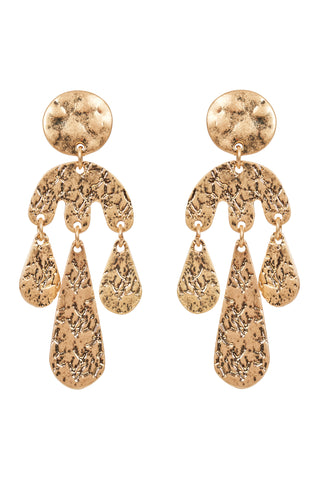 ~ eb & ive Paarl Droplet Earring - Gold