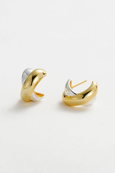 ~ Zafino Freya Hoop - Gold/Silver