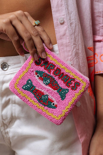 ~ Zoda Beaded Purse - Sardines
