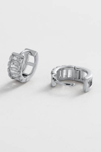 ~ Zafino Kira Huggie - Silver Clear