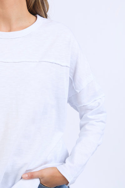 Jayne Throw On Top - White