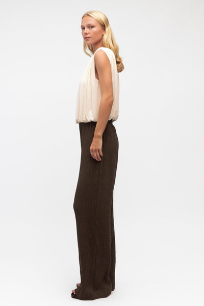 Lucy Bubble Hem Top - Ivory