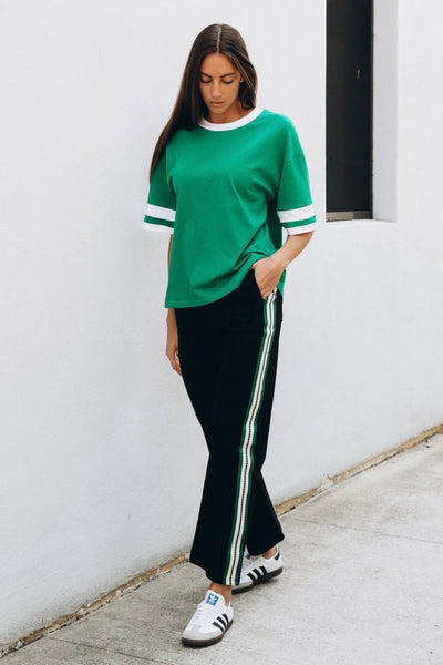 Alisa Tee - Green/Cream