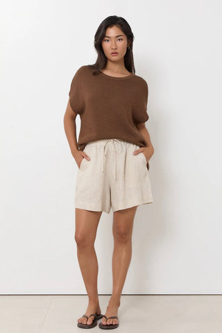 Billy Linen Short - Natural