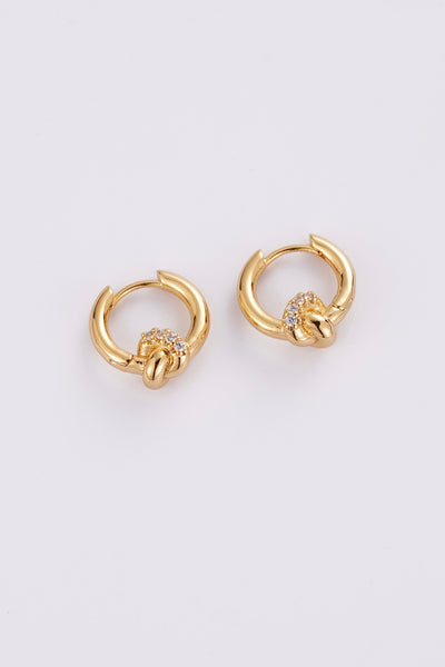~ Zafino Elle Hoop - Gold