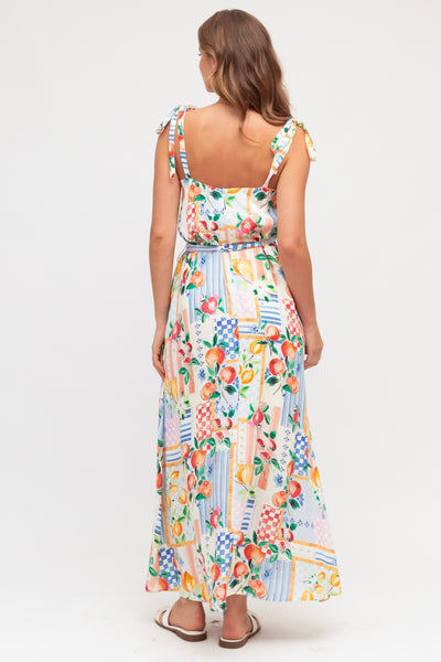 Sunburst Maxi Dress - Print